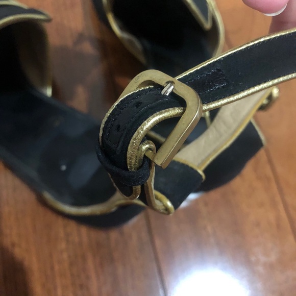 Chanel Runway Ankle Strap Fabric Loafers 38 - Picture 8 of 10